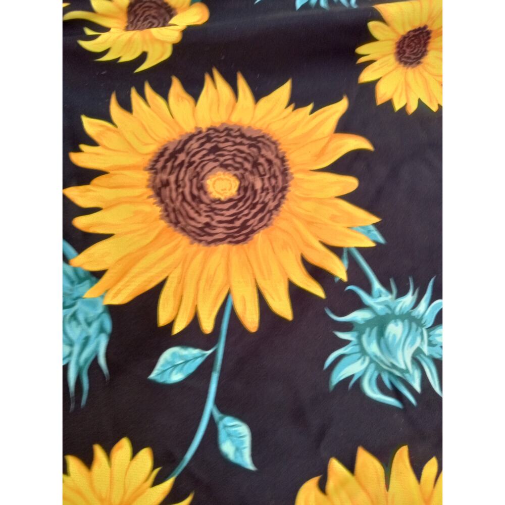 2 PC Sunflower Tankini Black and Yellow Sz 1XL  0332